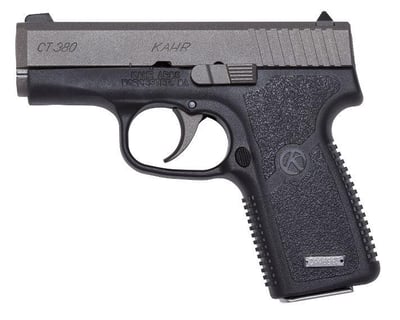 Kahr Arms CT380 Tungsten Single/Double 380 Automatic Colt Pistol 3" 7+1 Polymer Grip Blk - $234.04 