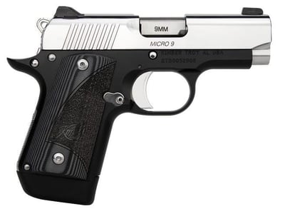 Kimber Micro 9 Black Diamond, 9mm, 3.15" Barrel, 1- 7rd Magazine, Pistol - $495 