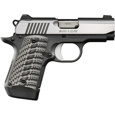 Kimber Micro 9 Eclipse Stainless / Black 9mm 3.15" Barrel 7-Rounds - $699.99