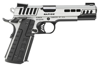 Kimber Rapide Scorpius 1911 10mm 5" 9rd Pistol w/ Night Sights - KimPro Black & G10 Grips - $1515.99 (FREE Shipping on Firearms)