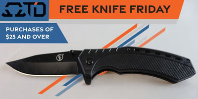 BLACK FRIDAY SPECIAL - Free knife with $25 purchase 