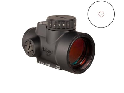 Trijicon MRO HD Red Dot, 1X25, 68MOA Circle With 2MOA Center Dot, Black, No Mount - $550.99 (Free S/H over $75, excl. ammo)