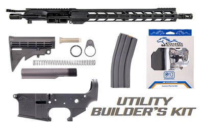 ANDERSON Utility Builder's Kit 16" 5.56 Nato + AM-15 Stripped Lower - Black - $336.74