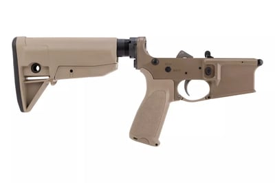 Bravo Company Manufacturing Complete AR-15 MK2 FDE Lower Receiver - Gunfighter Mod 0 Stock - FDE - $369.99