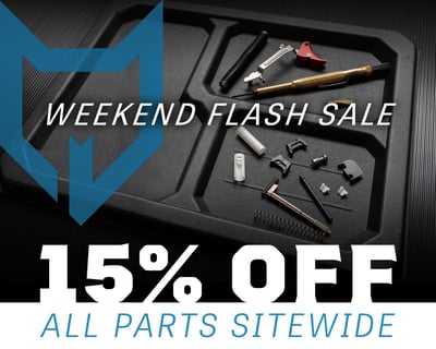 Lone Wolf Arms Weekend Sale - 15% OFF Parts Sitewide (Free S/H over $200)