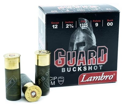 Lambro Guard 12 Ga - #00 Buck Shot 2.75" 9 Pellets 1325 FPS - $159.99 