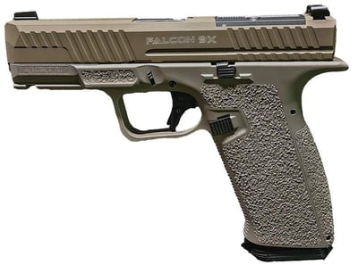 Live Free Armory Falcon 9X Flat Dark Earth 9mm 4.02" Barrel 17-Rounds - $309.98 (Add To Cart) 