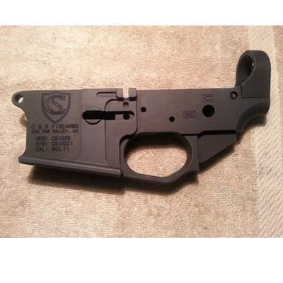 C & S Firearms AR15 Stripped Billet Lower Receiver - $139.99