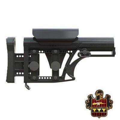 Luth AR MBA-1 Modular Buttstock Assembly - Fixed Rifle Length - AR-15 or AR-10 - Black - $99.99
