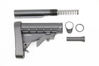 Complete Mil-Spec Stock Kits M4-LE Mil-Spec AR15 Military Style Buttstock Kit - $29.00