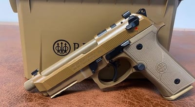 Beretta M9A4 Centurion 4.7" Threaded Barrel 18+1 9mm DA/SA FDE Cerekote Finish + Night Sights - $849 S/H $16.95 