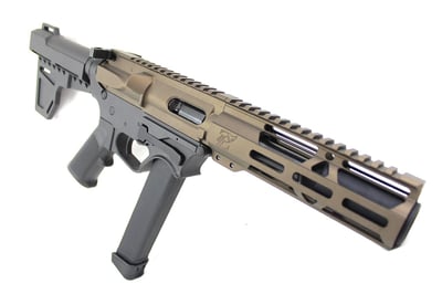LAST CHANCE DEALS Cyber Monday Deals : SALE $50 OFF Zaviar Firearms Midnight Bronze AR9 'Stinger Series' 3.5" Pistol / 1:10 Twist / 6.5" MLOK Handguard / Kak Blade - $769.99