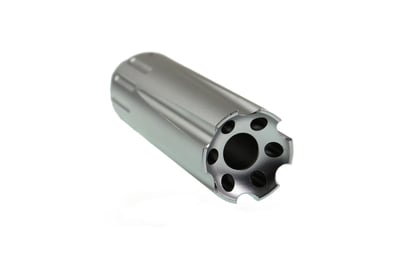 Recoil Technologies AR-15 "Goblet" 1/2x36 9mm Long Linear Compensator - Silver Anodized - $29.99