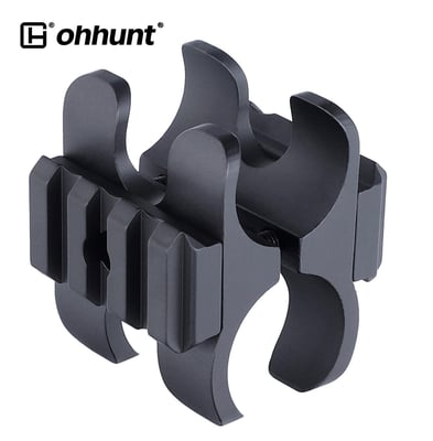 ohhunt 12-Gauge Magazine Tube Clamp Barrel Clamp With Rails - $22.49 