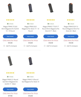 All Magpul Handgun Magazines On Sale