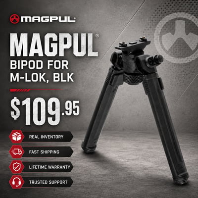 Magpul Bipod for M-LOK, BLK - $109.95 