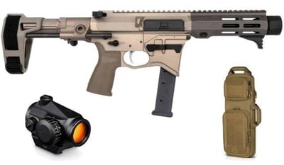 Maxim Defense MD9 CQB 9mm Pistol with Savior Urban Takedown Bag and Vortex Crossfire II Red Dot - $1975.50 (Free S/H on Firearms)