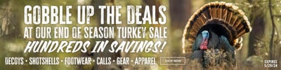 End Of Season Turkey Sale At Natchez Shooting & Outdoors. Hundreds in Savings!