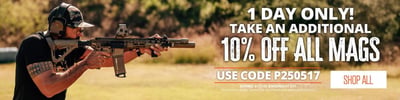 Get 10% Off on Magazines with coupon code "P250517" @ Natchez Shooting & Outdoors