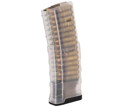 Mission First Tactical Extreme Duty 30rds .223 Remington/5.56x45mm Magazine - Translucent Clear High-Durability Tactical - $5.99 