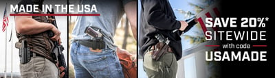 Galco Holsters 20% off SITEWIDE with code USAMADE