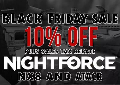 Eurooptic Nightforce Black Friday 2023 Sale