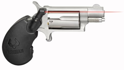 NAA Mini Revolver Stainless .22 Mag 1.13" Barrel 5-Rounds Veridian Laser Grip - $282.45