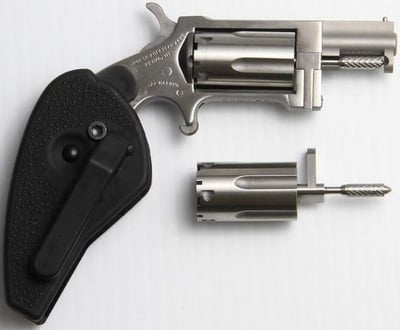 North American Arms Sidewinder Conversion Stainless Steel .22LR/.22WMR 1.125" Barrel 5-Rounds - $504.99