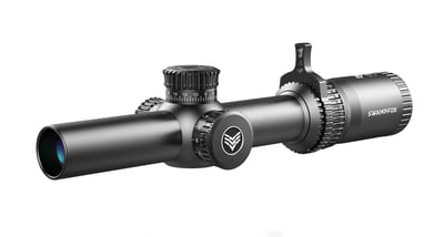 Swampfox Optics Tomahawk LPVO 1-4x24 Scope - Guerilla Cross MOA Reticle - $238.99