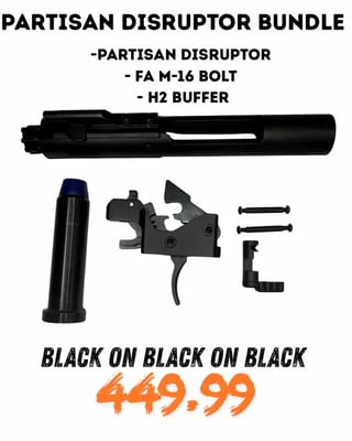 Partisan Forced-Reset Drop-In Cassette FRT – AR-15 Platform: COMBO Package including M-16 Bolt, Buffer $449.99 - $449.99