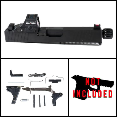 DD 'Space-time w/Red Dot' 9mm Full Pistol Build Kit (Everything Minus Frame) - Glock 19 Compatible - $569.99 (FREE S/H over $120)