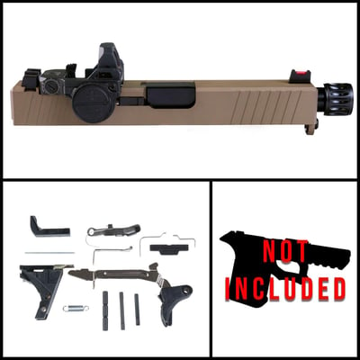 DD 'Manticore w/Red Dot' 9mm Full Pistol Build Kit (Everything Minus Frame) - Glock 19 Compatible - $314.99 (FREE S/H over $120)