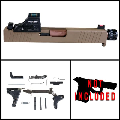 DD 'Pax w/Red Dot' 9mm Full Pistol Build Kit (Everything Minus Frame) - Glock 19 Compatible - $514.99 (FREE S/H over $120)