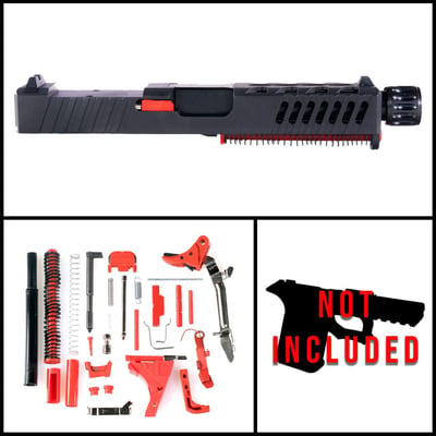 DTT 'Little Red' 9mm Full Pistol Build Kit (Everything Minus Frame) - Glock 19 Gen 1-3 Compatible - $259.99 (FREE S/H)