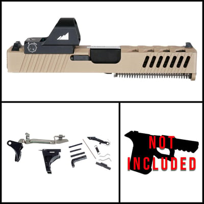DD 'Mountain Man w/ Northtac F12 Red Dot' 9mm Full Gun Kit (Everything Minus Frame) - Glock 19 Gen 1-3 Compatible - $279.99