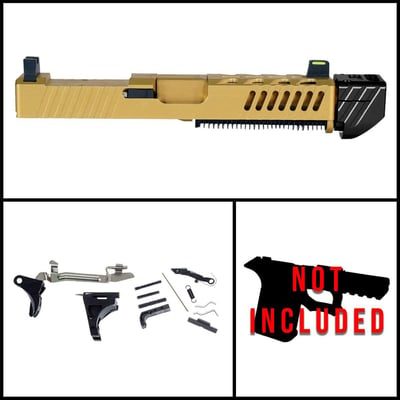 DD 'Black Gold' 9mm Full Build Kit (Everything Minus Frame) - Glock 19 Gen 1-3 Compatible - $304.99 (FREE S/H over $120)