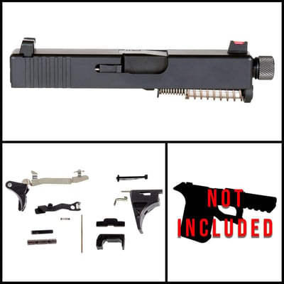 DD 'Empty Threads' 9mm Full Pistol Build Kit (Everything Minus Frame) - Glock 43 Compatible - $319.99 (FREE S/H over $120)