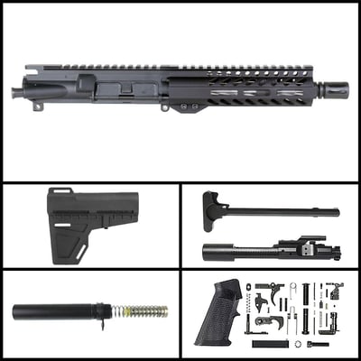 Davidson Defense 'Black Tuesday' 7.5-inch AR-15 5.56 NATO Stainless Pistol Full Build Kit - $329.99 (FREE S/H over $120)