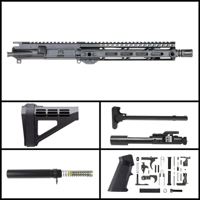 Davidson Defense 'Snow Desert' 10.5-inch AR-15 5.56 NATO Phosphate Pistol Full Build Kit SBM4 - $344.99 (FREE S/H over $120)