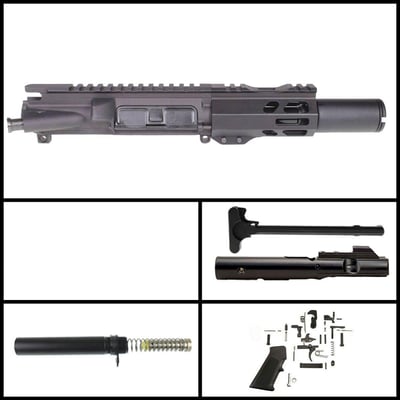 Davidson Defense 'Mugatu' 4.5" AR-15 9mm Nitride Pistol Full Build Kit - $299.99 (FREE S/H over $120)