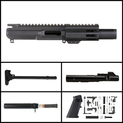 DD 'Somber Glow' 4-inch AR-15 9mm Nitride Pistol Full Build Kit - $334.99 (FREE S/H over $120)