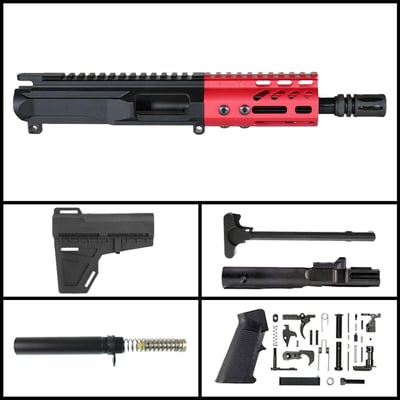 Davidson Defense 'Lightshow Micro - Red' 6-inch AR-15 9mm Nitride Pistol Full Build Kit - $314.99 (FREE S/H over $120)