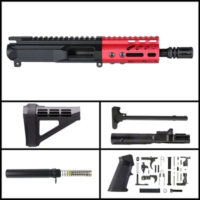 Davidson Defense 'Lightshow Micro - Red' 6-inch AR-15 9mm Nitride Pistol Full Build Kit - $329.99 (FREE S/H over $120)