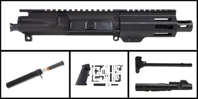 Davidson Defense '007' 4.5" AR-15 9mm Nitride Pistol Full Build Kit - $274.99 (FREE S/H)