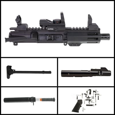 Davidson Defense 'Thaestil' 4.5-inch AR-15 9mm Nitride Pistol Full Build Kit - $359.99 (FREE S/H over $120)