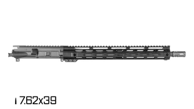 Davidson Defense Volley 16-inch Carbine-Gas 1:10 7.62x39 AR-15 Freefloat M-Lok Handguard Rifle Upper Build Kit - $134.99 