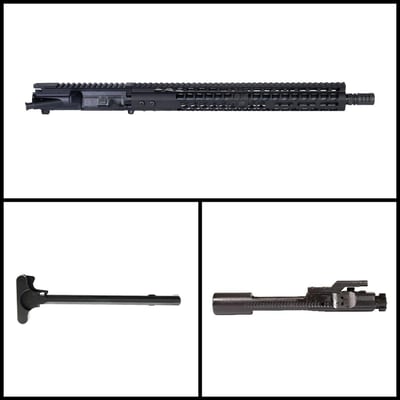 DD 'Lightshow II - Black .450 Bushmaster' 16-inch AR-15 .450 Bushmaster Nitride Rifle Complete Upper Build Kit - $299.99 (FREE S/H over $120)