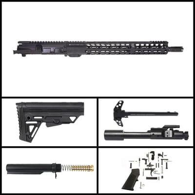 Davidson Defense 'Benny Leanard' 16-inch AR-15 .223 Nitride Rifle Full Build Kit - $304.99 (FREE S/H over $120)