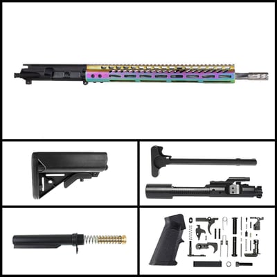 Davidson Defense 'Over The Rainbow' 17" AR-15 .223 Wylde Rifle Full Build Kit - $454.99 (FREE S/H over $120)