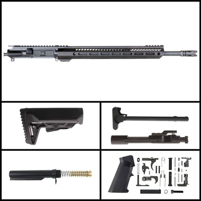 DD 'Metallic Shower' 18" AR-15 .450 Bushmaster Phosphate Rifle Full Build Kit - $389.99 (FREE S/H over $120)